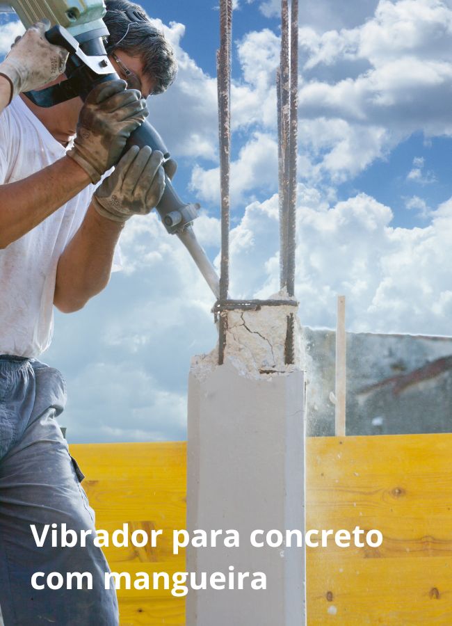 vibrador para concreto com mangueira